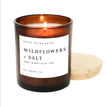 WILDFLOWERS + SALT soy candle