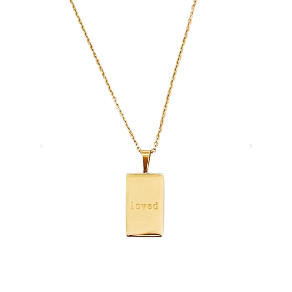 AMOUR &quot;LOVED&quot; NECKLACE