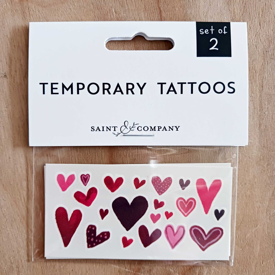 TINY HEARTS temporary tattoos